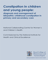 Cover of Constipation in Children and Young People