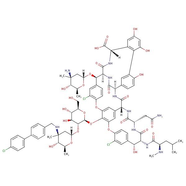 Oritavancin chemical structure