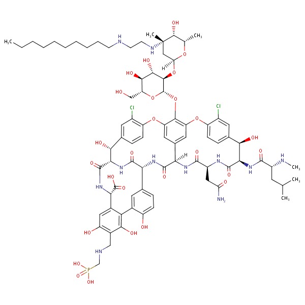 Telavancin chemical structure