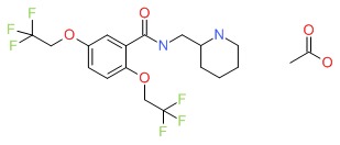 Chemical Structure for Flecainide