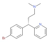 Dexbrompheniramine Chemical Structure
