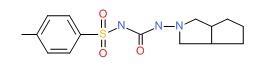 Gliclazide chemical structure