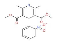 Nifedipine chemical structure