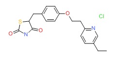Pioglitazone chemical structure