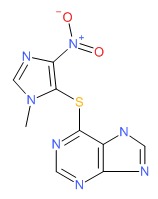Azathioprine Chemical Structure