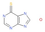 Mercaptopurine Chemical Structure