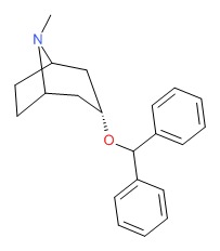 Benztropine Chemical Structure