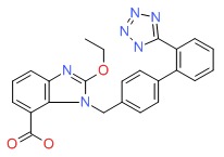 Chemical Structure for Candesartan
