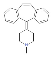 Cyproheptadine Chemical Structure