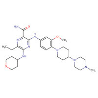 Gilteritinib chemical structure