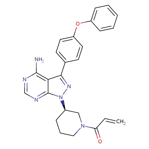 Ibrutinib chemical structure
