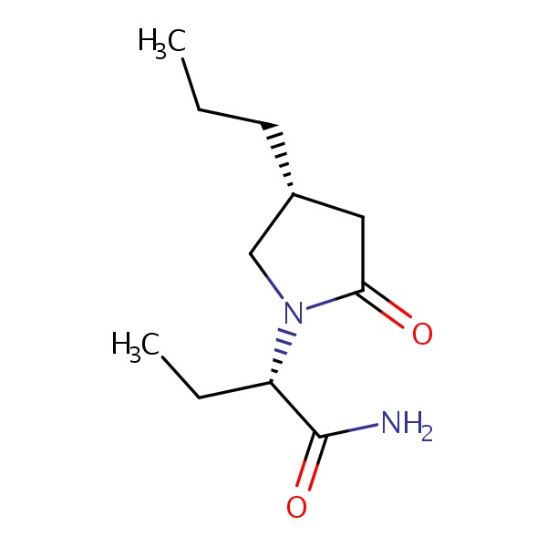 Chemical Structure for Brivaracetam