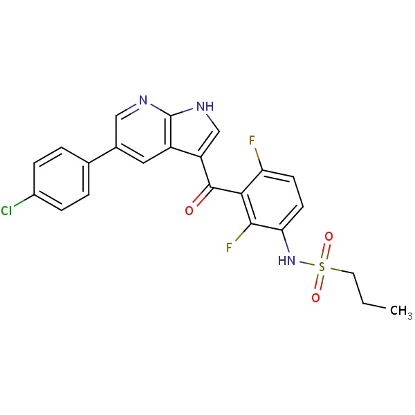 Vemurafenib chemical structure