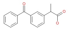 Ketoprofen Chemical Structure