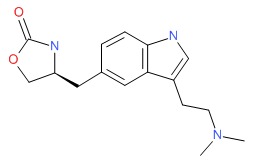 Zolmitriptan Chemical Structure