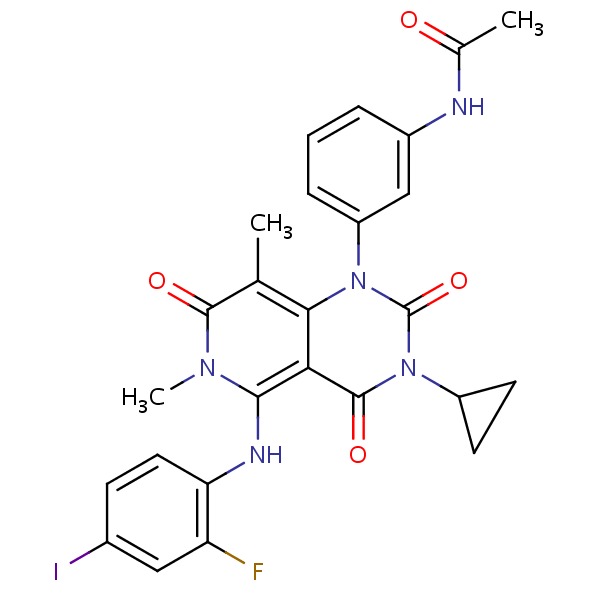 Trametinib chemical structure