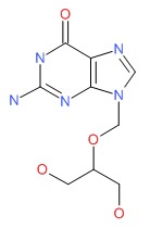 Ganciclovir Chemical Structure
