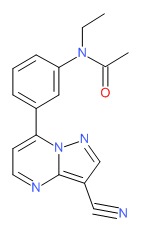 Zaleplon Chemical Structure