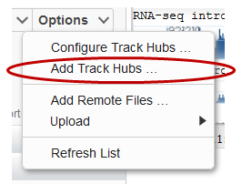 Getting started with Track Hubs