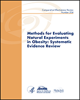 Cover of Methods for Evaluating Natural Experiments in Obesity: Systematic Evidence Review