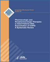 Cover of Pharmacologic and Nonpharmacologic Therapies in Adult Patients With Exacerbation of COPD: A Systematic Review