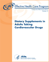 Cover of Dietary Supplements in Adults Taking Cardiovascular Drugs