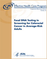 Cover of Fecal DNA Testing in Screening for Colorectal Cancer in Average-Risk Adults