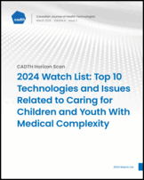 Cover of 2024 Watch List: Top 10 Technologies and Issues Related to Caring for Children and Youth With Medical Complexity