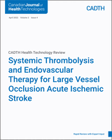 Cover of Systemic Thrombolysis and Endovascular Therapy for Large Vessel Occlusion Acute Ischemic Stroke