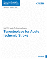 Cover of Tenecteplase for Acute Ischemic Stroke
