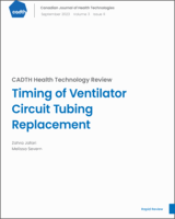 Cover of Timing of Ventilator Circuit Tubing Replacement