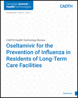 Cover of Oseltamivir for the Prevention of Influenza in Residents of Long-Term Care Facilities
