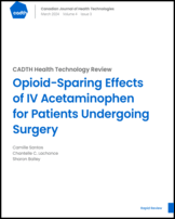 Cover of Opioid-Sparing Effects of IV Acetaminophen for Patients Undergoing Surgery
