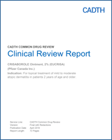 Cover of Clinical Review Report: Crisaborole Ointment, 2% (Eucrisa)