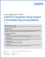Cover of CADTH Canadian Drug Expert Committee Recommendation: Upadacitinib (Rinvoq — AbbVie)