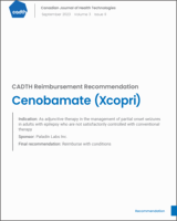Cover of Cenobamate (Xcopri)